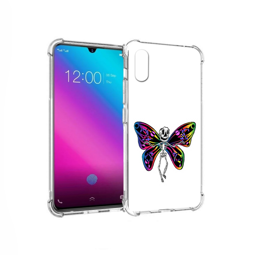 

Чехол MyPads Tocco для Vivo V11 эффект бабочки (PT117900.427.701), Прозрачный, Tocco
