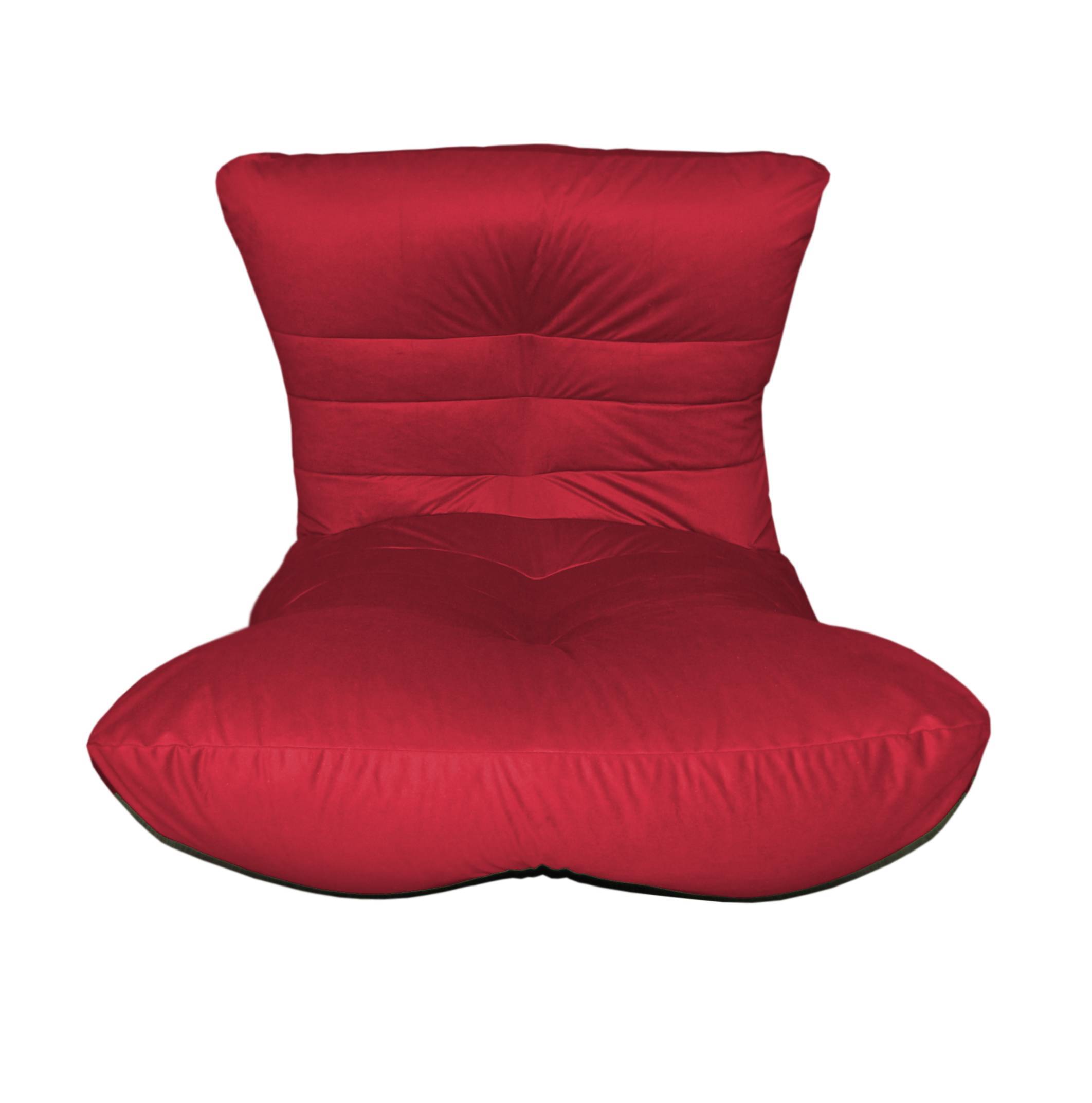 фото Бескаркасное кресло magic-puff кокон, велюр, размер xxxl