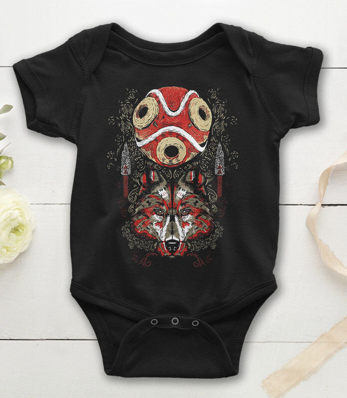 

Боди детское WILD CHILD Принцесса Мононоке / Аниме Студия Гибли, цв.черный р.80, Принцесса Мононоке / Аниме Студия Гибли