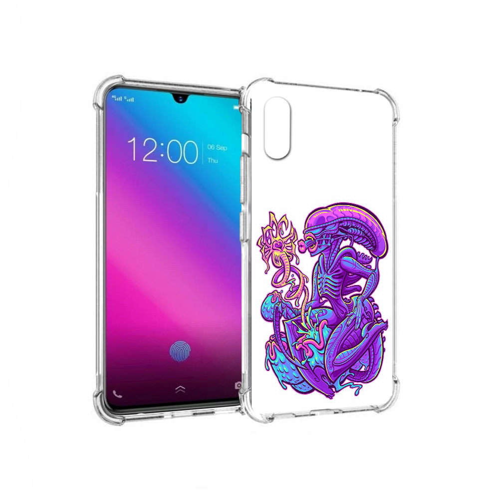 Чехол MyPads Tocco для Vivo V11 чужой фиолетовый цвет (PT117900.427.693)
