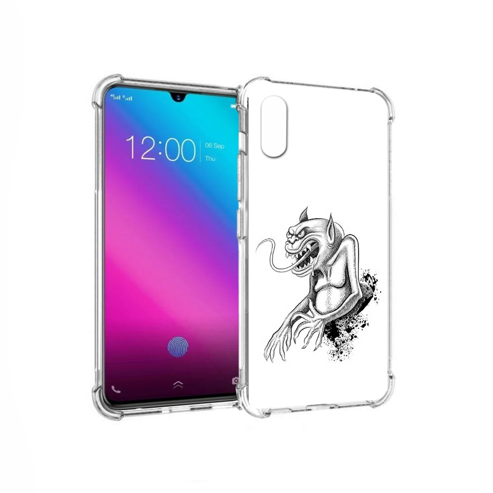 

Чехол MyPads Tocco для Vivo V11 чорт (PT117900.427.692), Прозрачный, Tocco