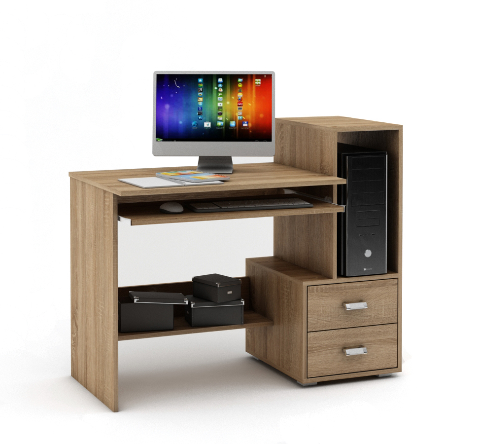 

Компьютерный стол Имидж-37-Дуб-сонома, Компьютерный стол Имидж-37