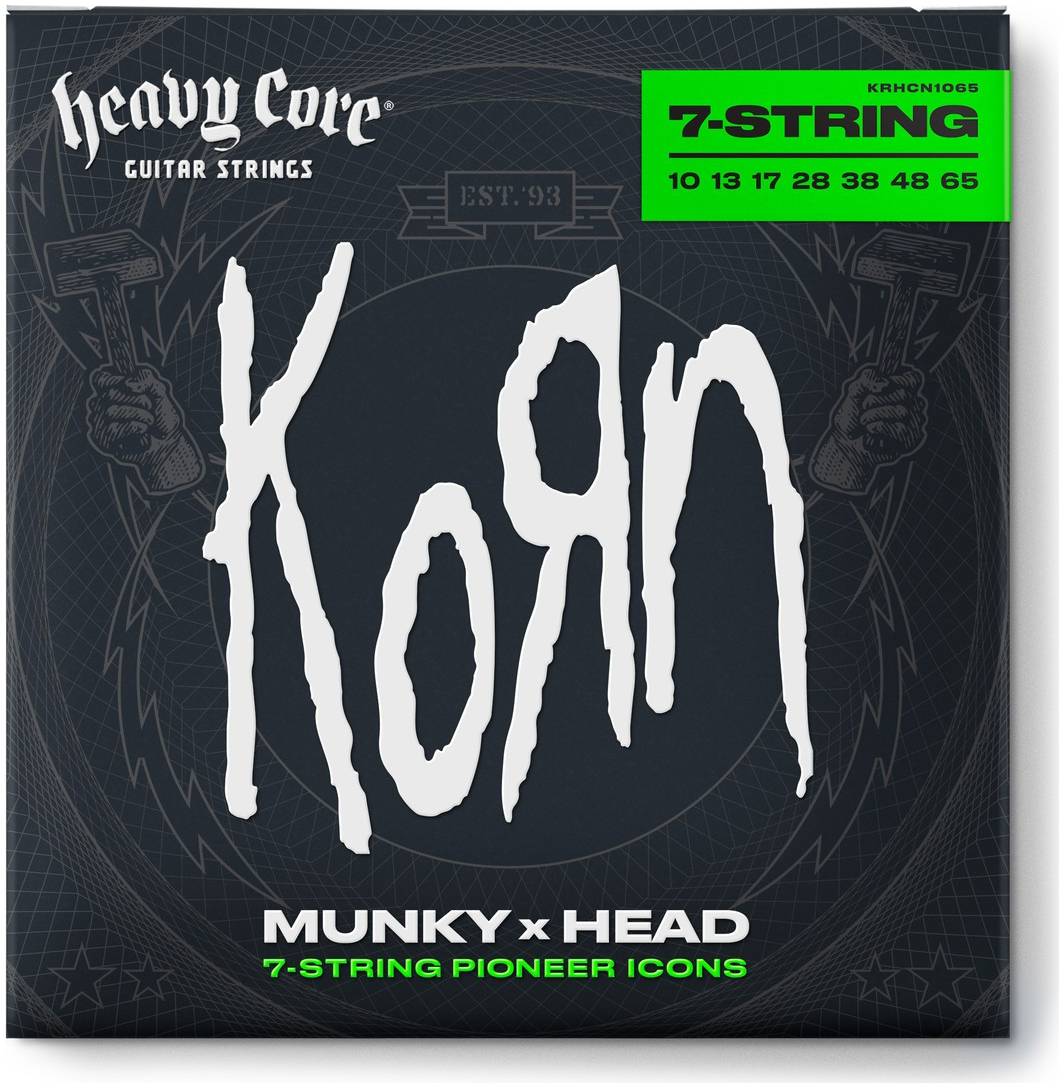 DUNLOP KORN HEAVY CORE - Струны