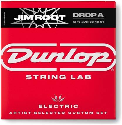 

DUNLOP JIM ROOT EL NKL 12/64 (DROP A)-6/SET именные струн Дж.Рут дроп Ля