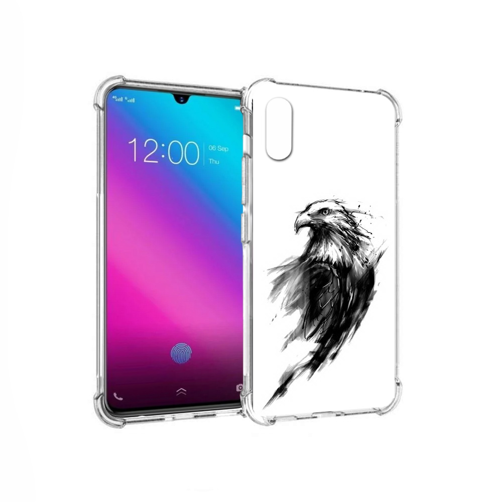 

Чехол MyPads Tocco для Vivo V11 чб птица (PT117900.427.670), Прозрачный, Tocco