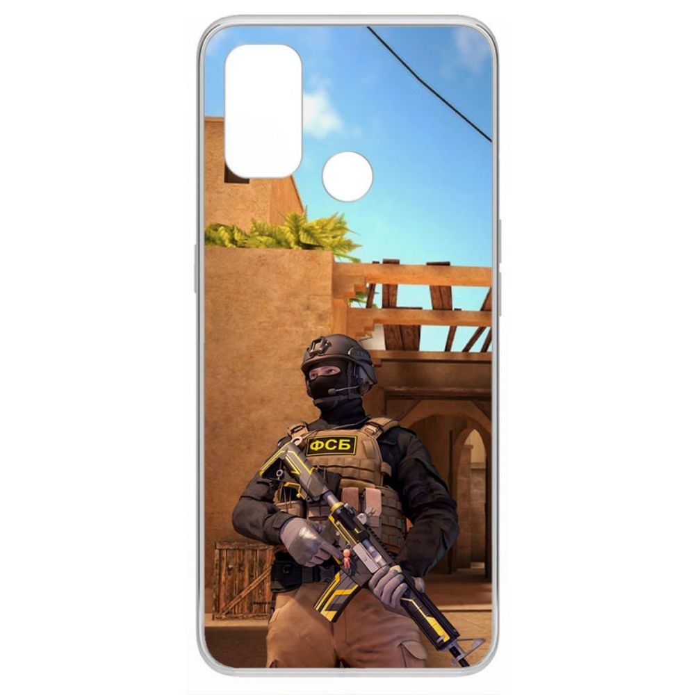 

Чехол-накладка Krutoff Standoff 2 - ФСБ для Oppo A53 (2020), Прозрачный