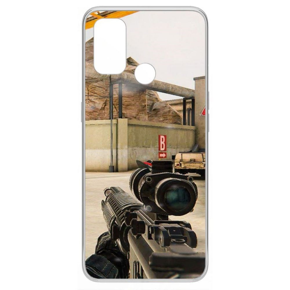 

Чехол-накладка Krutoff Standoff 2 - Оптика для Oppo A53 (2020), Прозрачный