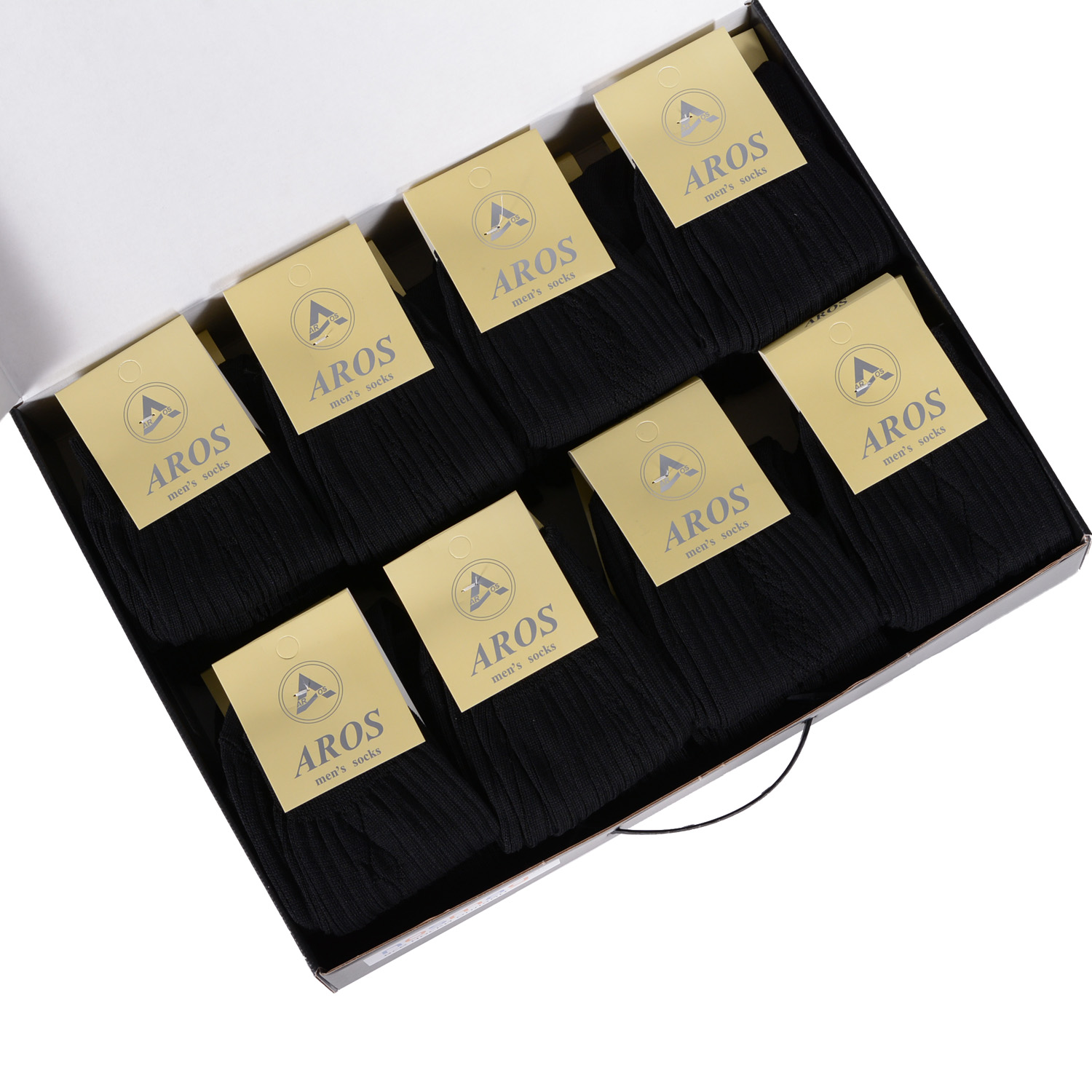 Подарочный набор носков мужских Aros Н24А-100 черных 31