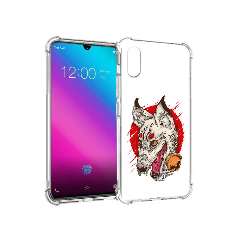 

Чехол MyPads Tocco для Vivo V11 страшная собака (PT117900.427.627), Прозрачный, Tocco