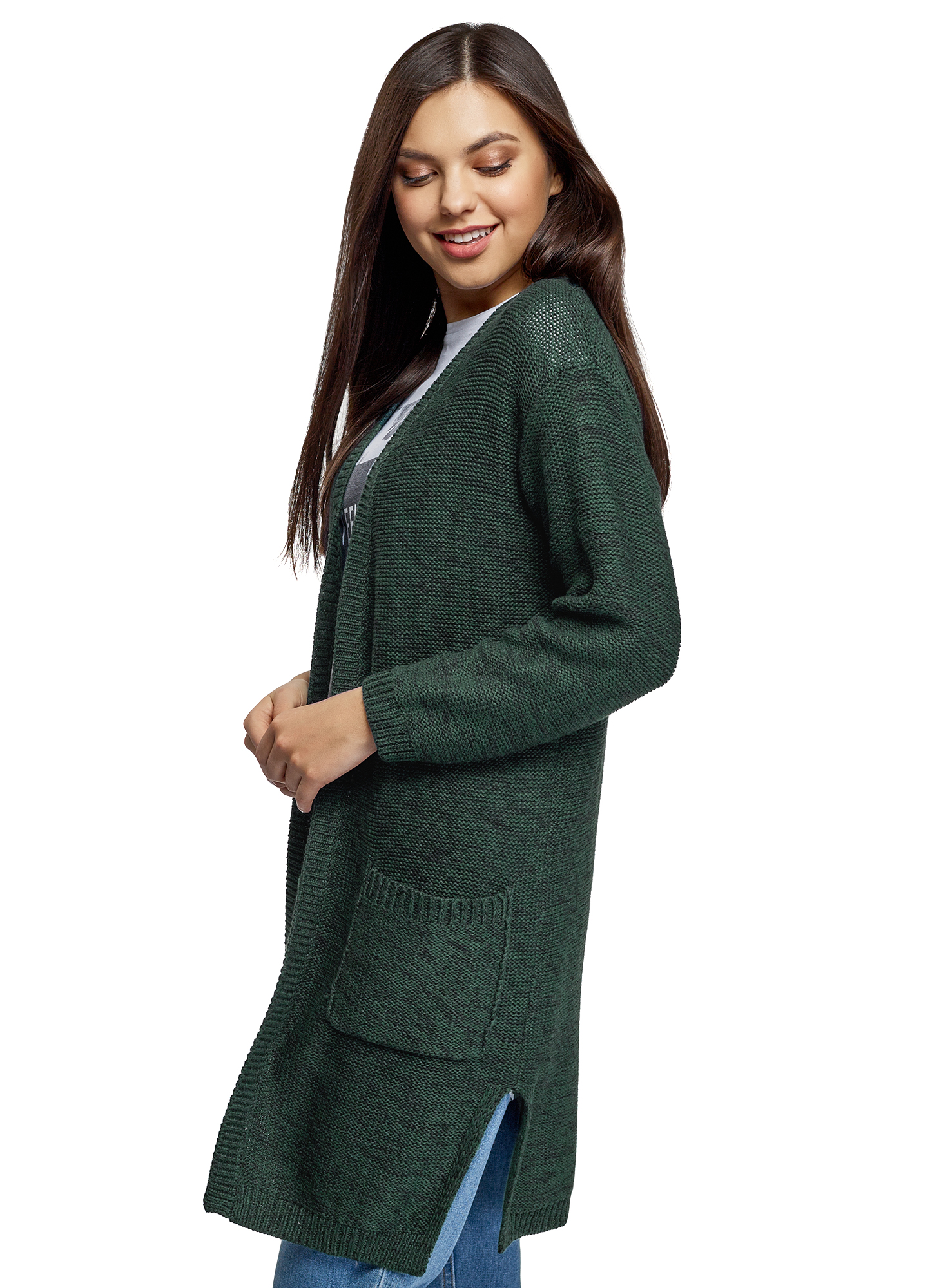 

Кардиган женский oodji 63205246 черный M, 63205246