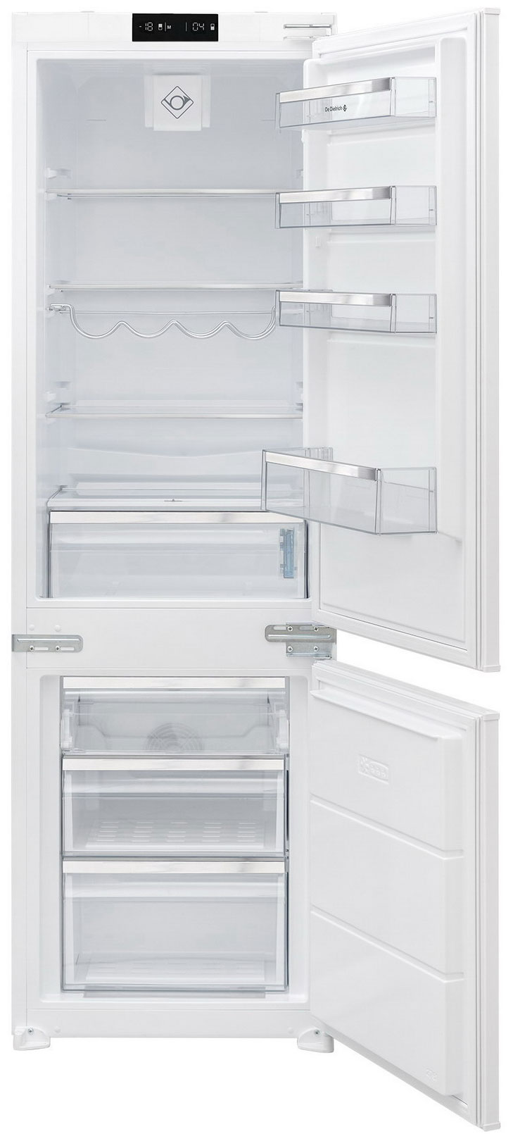 Встраиваемый холодильник De Dietrich DRC1775EN белый встраиваемый однокамерный холодильник de dietrich drl1240es