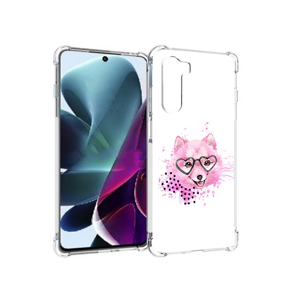

Чехол MyPads Tocco для Motorola Moto G200 розовый волченок (PT227076.355.585), Прозрачный, Tocco