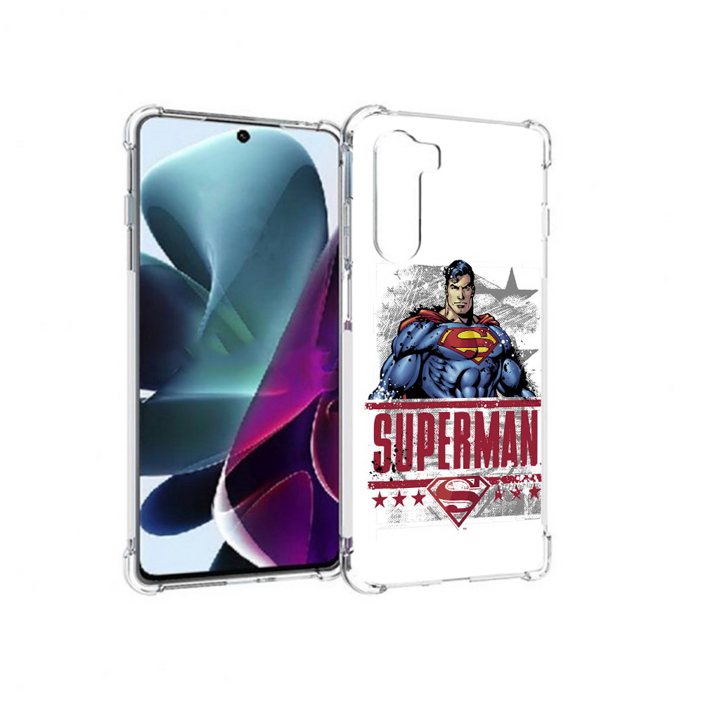 

Чехол MyPads Tocco для Motorola Moto G200 рисунок супермен (PT227076.355.583), Прозрачный, Tocco