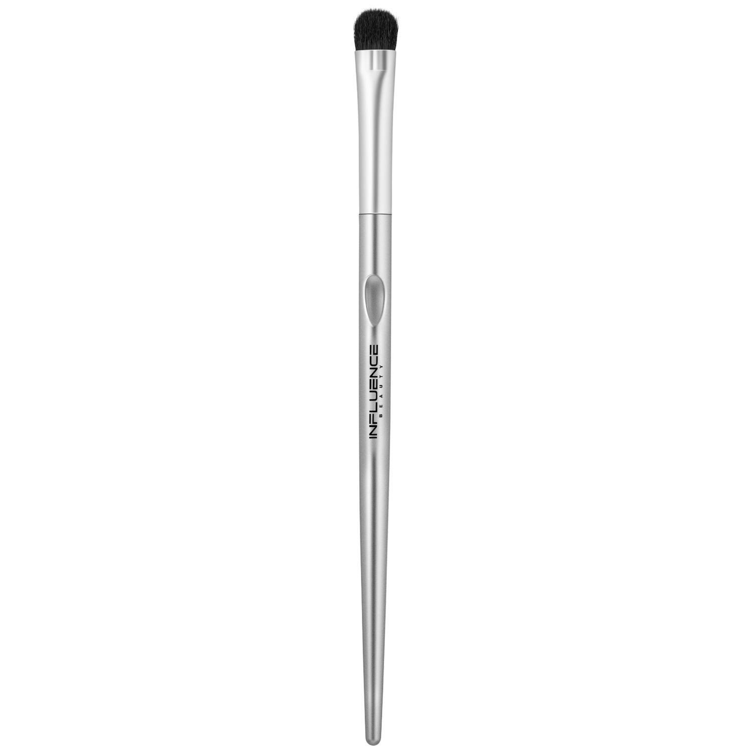 Кисть для теней Influence Beauty Basic Eyeshadow Brush E/BB-12R, синтетика, серая