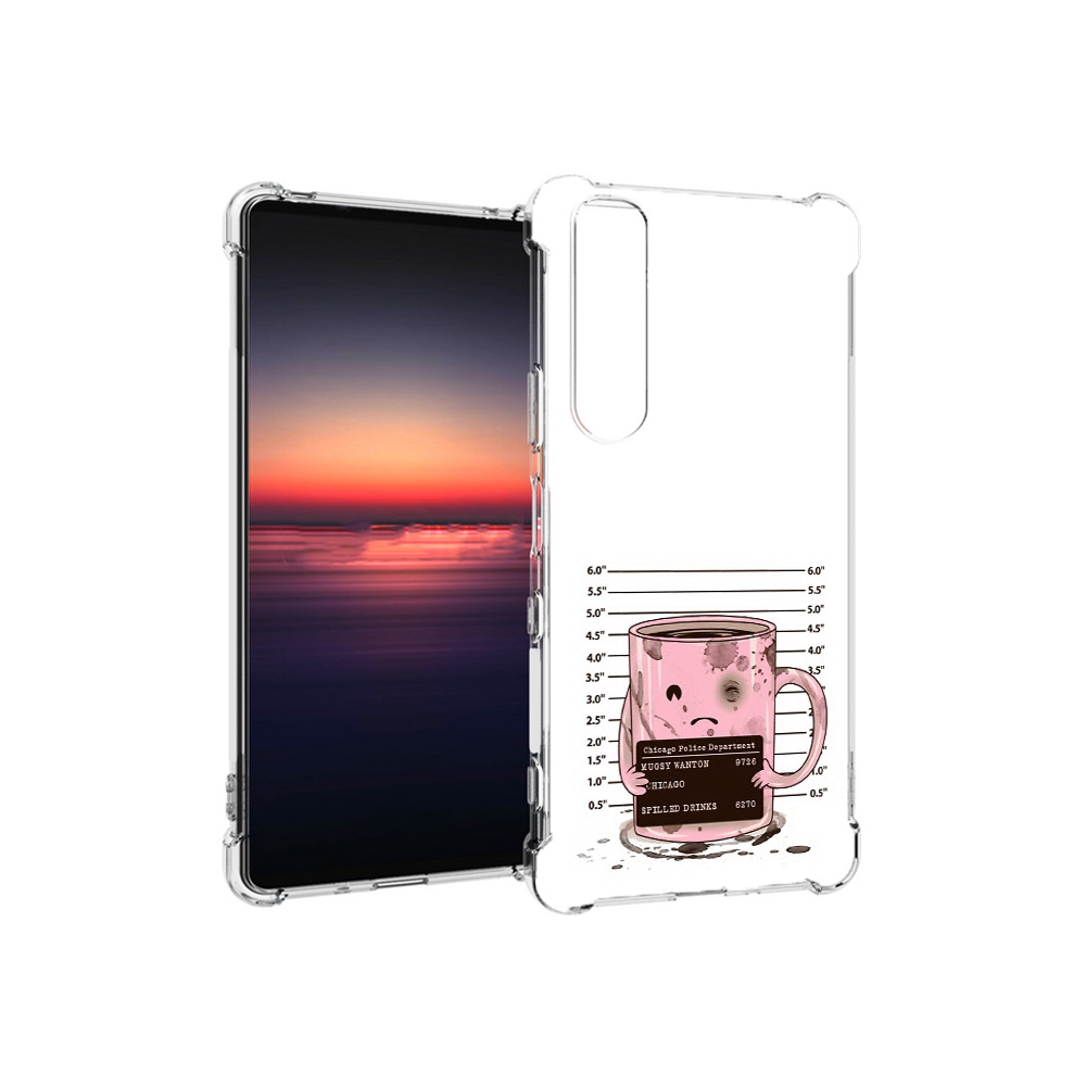 

Чехол MyPads Tocco для Sony Xperia 1 III кружка (PT162368.229.420), Прозрачный, Tocco