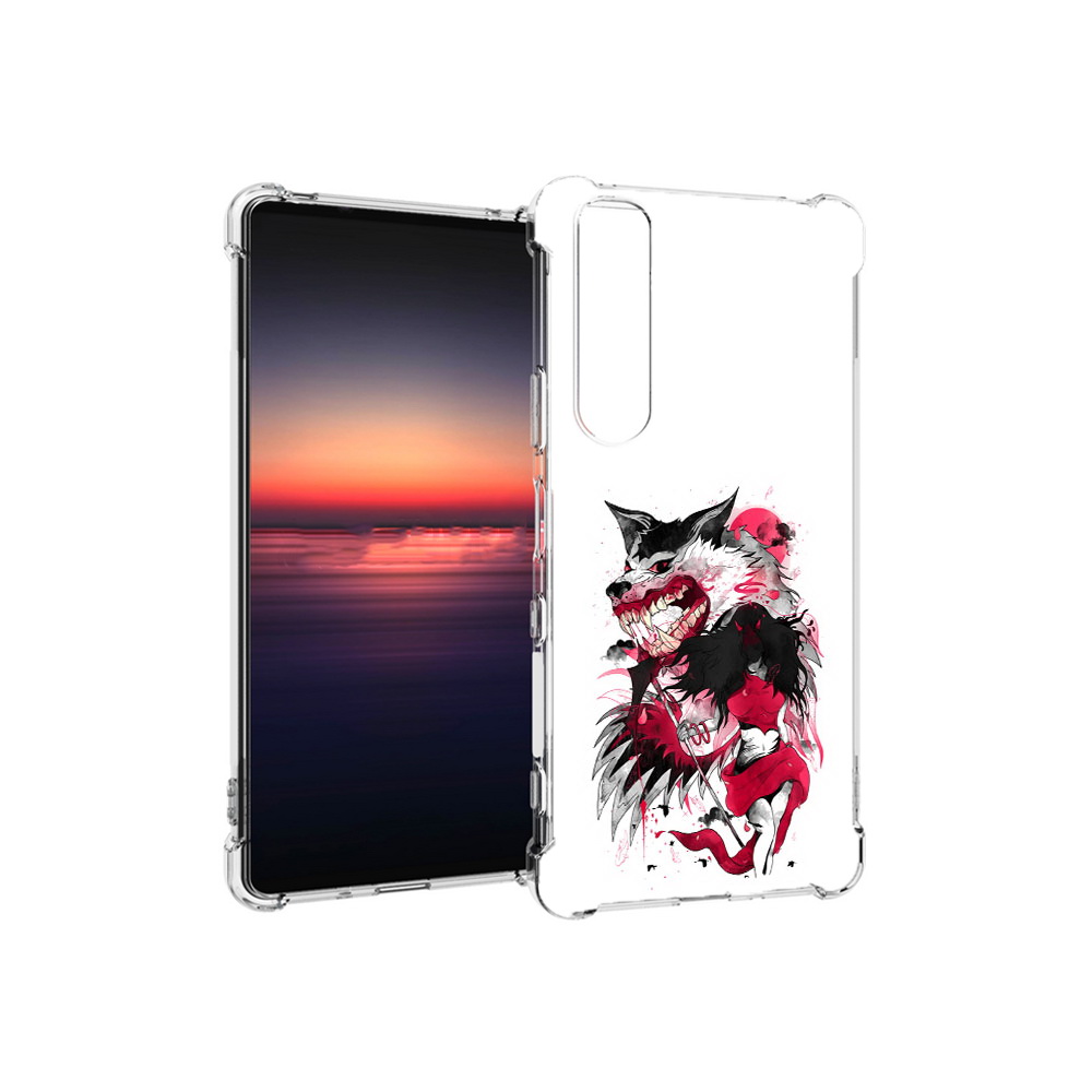 

Чехол MyPads Tocco для Sony Xperia 1 III красная шапочка (PT162368.229.410), Прозрачный, Tocco