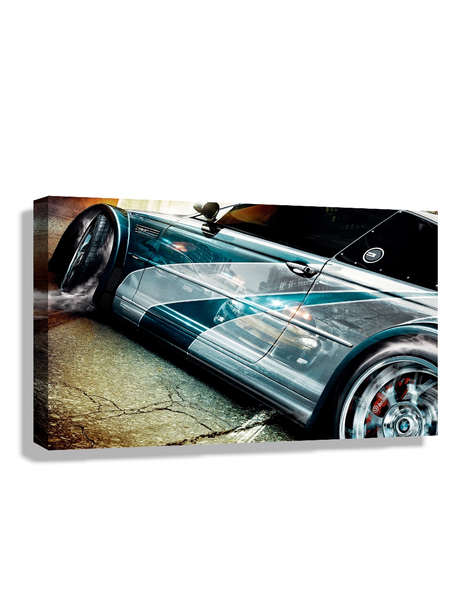 

Картина DRABS 90x60 см на холсте need for speed серая машина