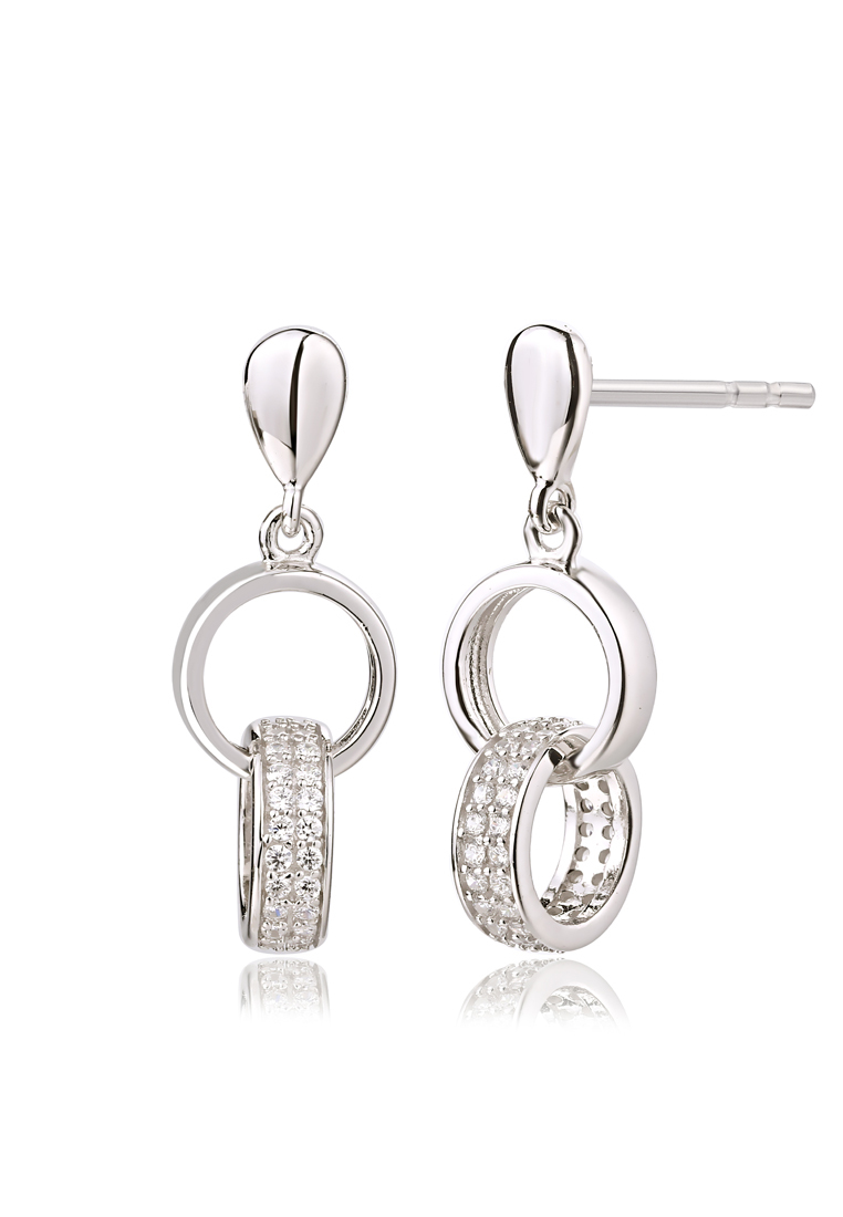

Серьги подвески из серебра с фианитом Ogisana JDSE0378-20SS, JDSE0378-20SS