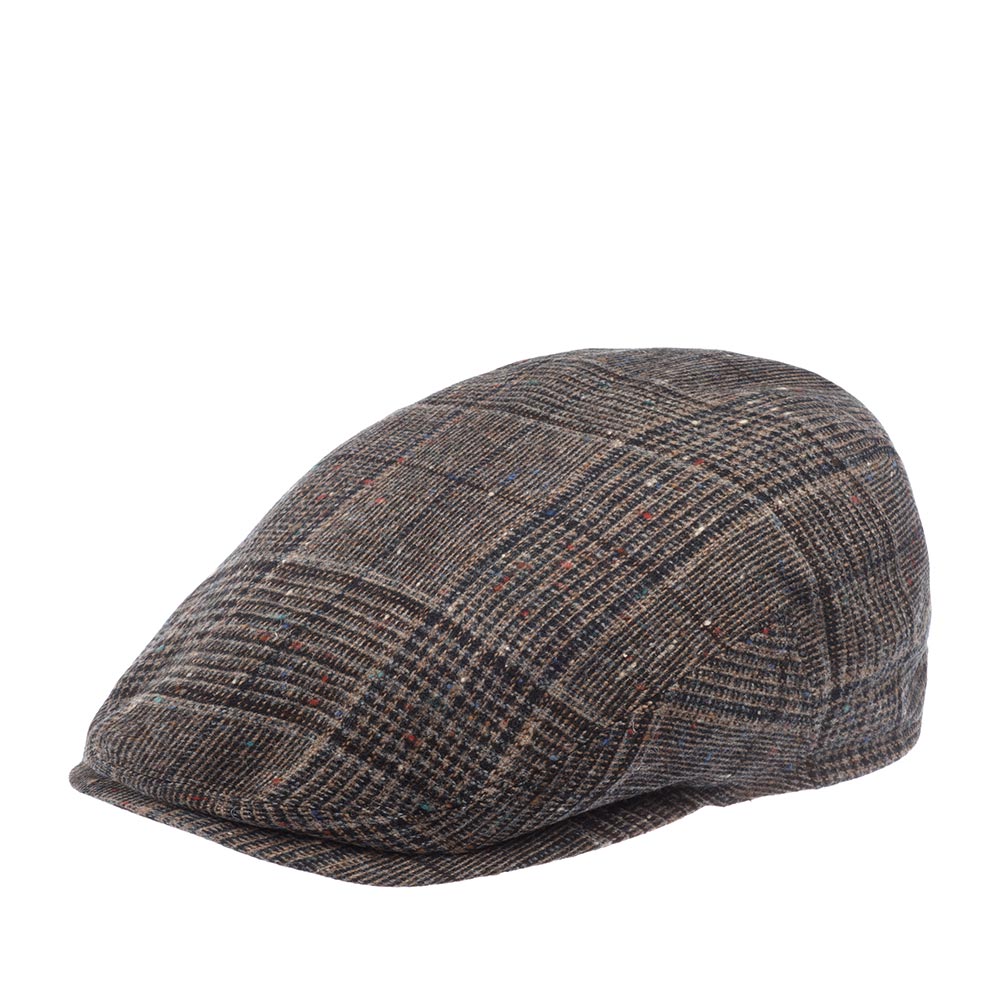 

Кепка уточка унисекс Stetson 6210403 KENT WOOL коричневая/серая, р.59, Коричневый, 6210403 KENT WOOL