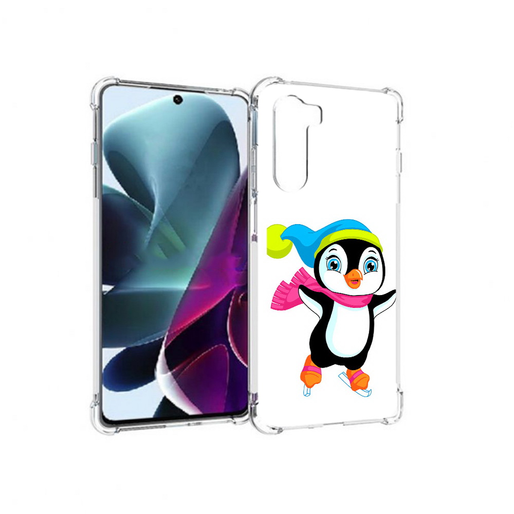 

Чехол MyPads Tocco для Motorola Moto G200 пингвин на коньках (PT227076.355.540), Прозрачный, Tocco