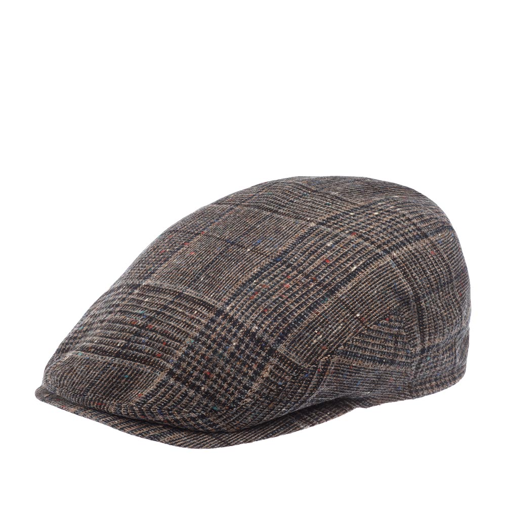 

Кепка уточка унисекс Stetson 6210403 KENT WOOL коричневая/серая, р.57, Коричневый, 6210403 KENT WOOL