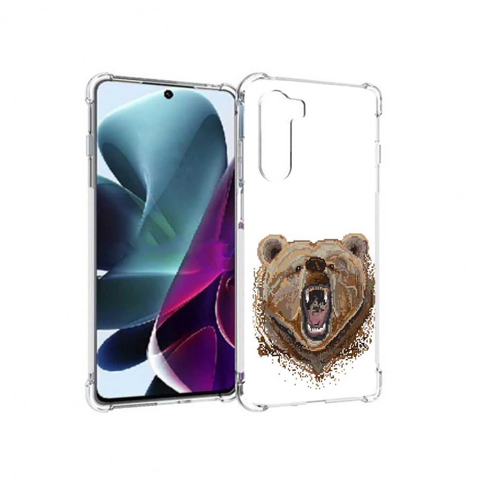 

Чехол MyPads Tocco для Motorola Moto G200 пиксельный медведь (PT227076.355.539), Прозрачный, Tocco