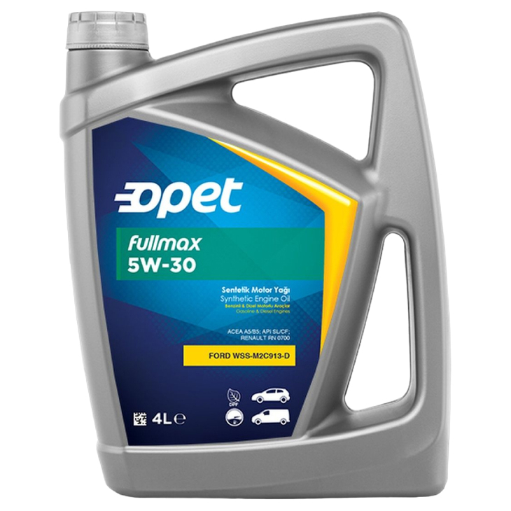 

Моторное масло OPET синтетическое FULLMAX 5W30 4л