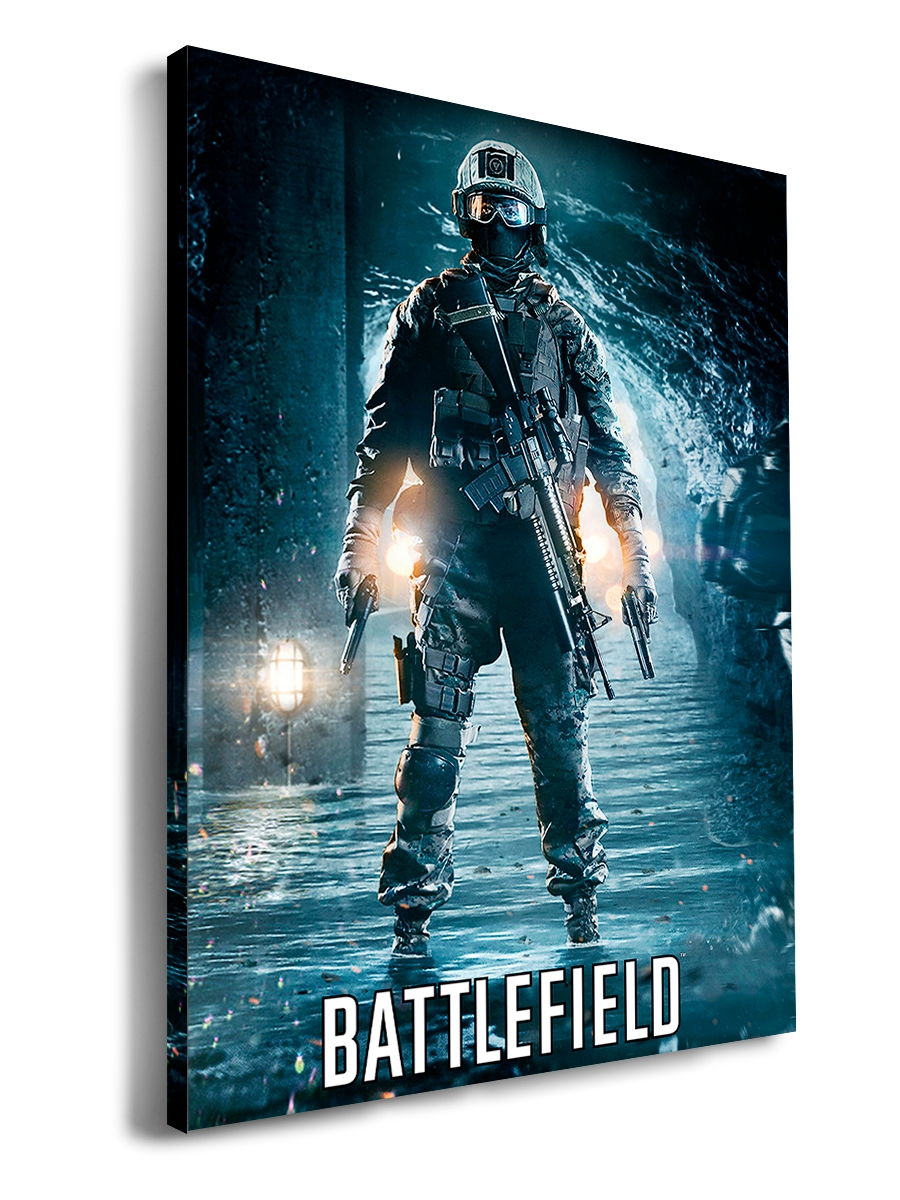 

Картина DRABS 90x60 см на холсте Battlefield батлфилд