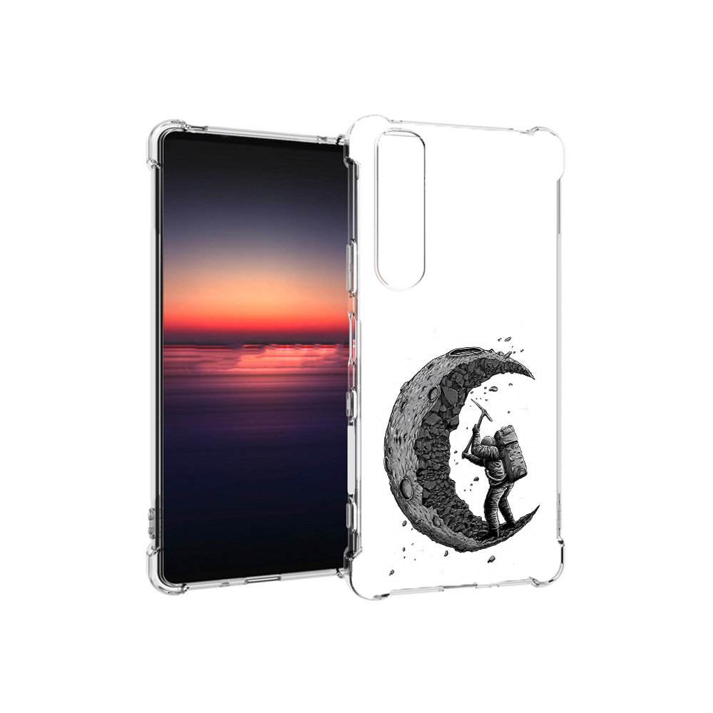 

Чехол MyPads Tocco для Sony Xperia 1 III камненная луна (PT162368.229.384), Прозрачный, Tocco