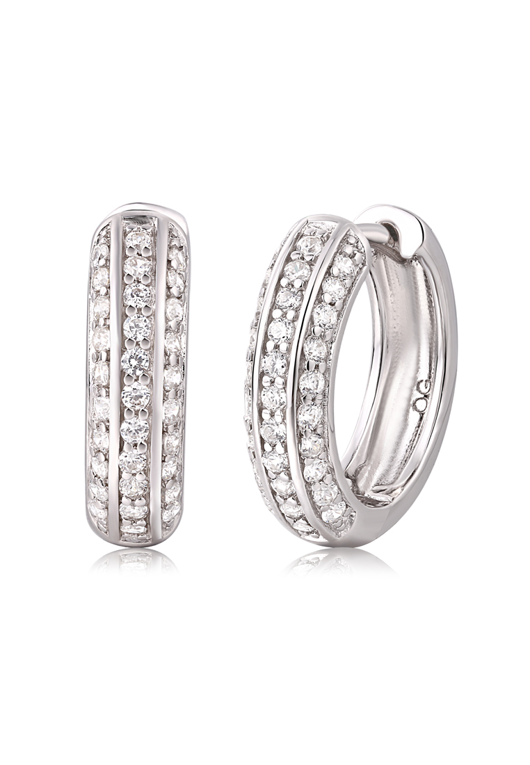 

Серьги конго из серебра с фианитом Ogisana SE080242-20SS, SE080242-20SS