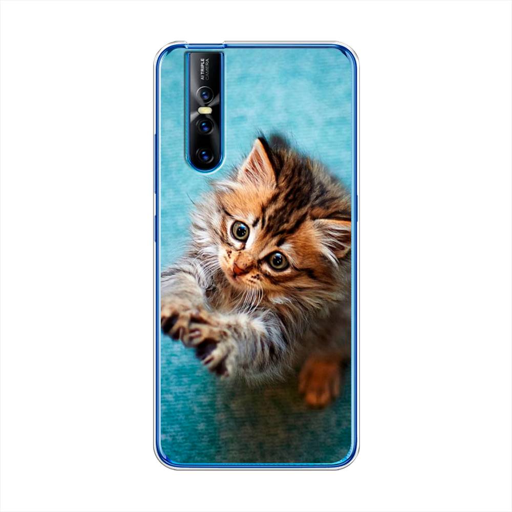 

Чехол Awog на Vivo V15 Pro "Котенок просит есть", Разноцветный, 261150-2