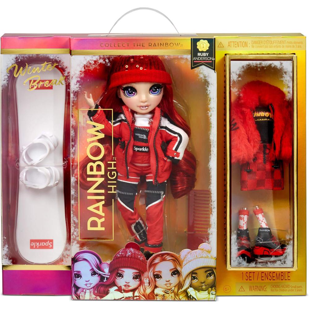 фото Игровой набор mga entertainment rainbow high doll-ruby anderson red 349824