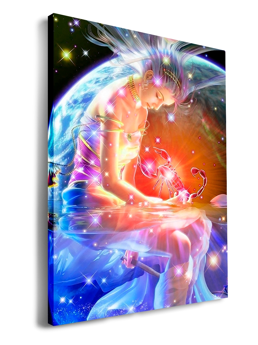 

Картина DRABS 90x60 см на холсте Знак зодиака-Скорпион