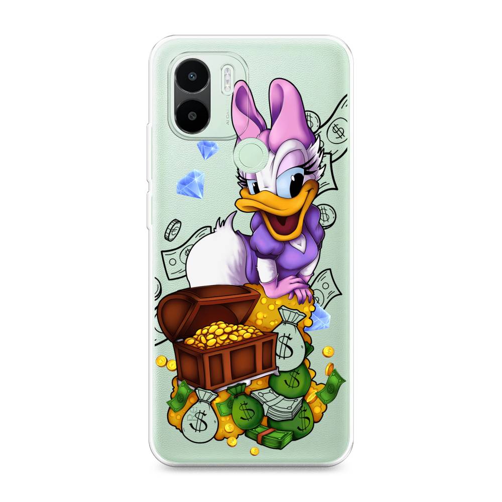 

Чехол на Redmi A1+ "Rich Daisy Duck", Коричневый;белый;фиолетовый, 316750-6