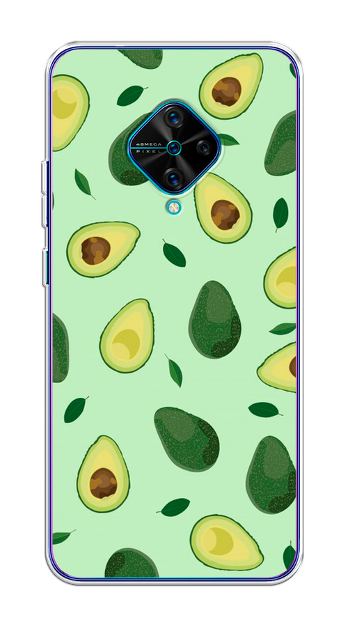 

Чехол на Vivo V17/Y9s "Blue avocado", Коричневый;зеленый, 261550-1