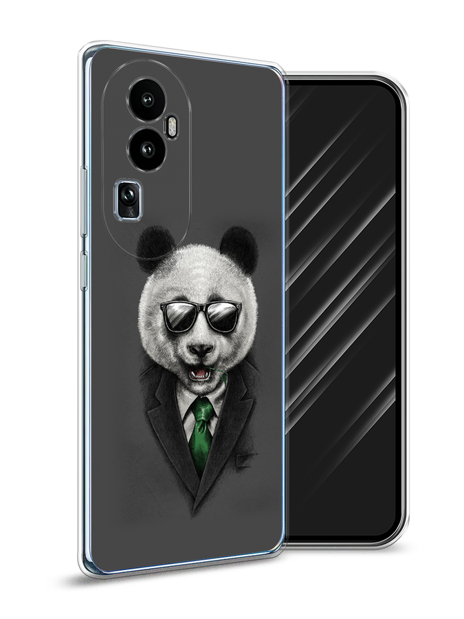 

Чехол Awog на Oppo Reno 10 "Деловая панда", Серый;зеленый, 2514550-10