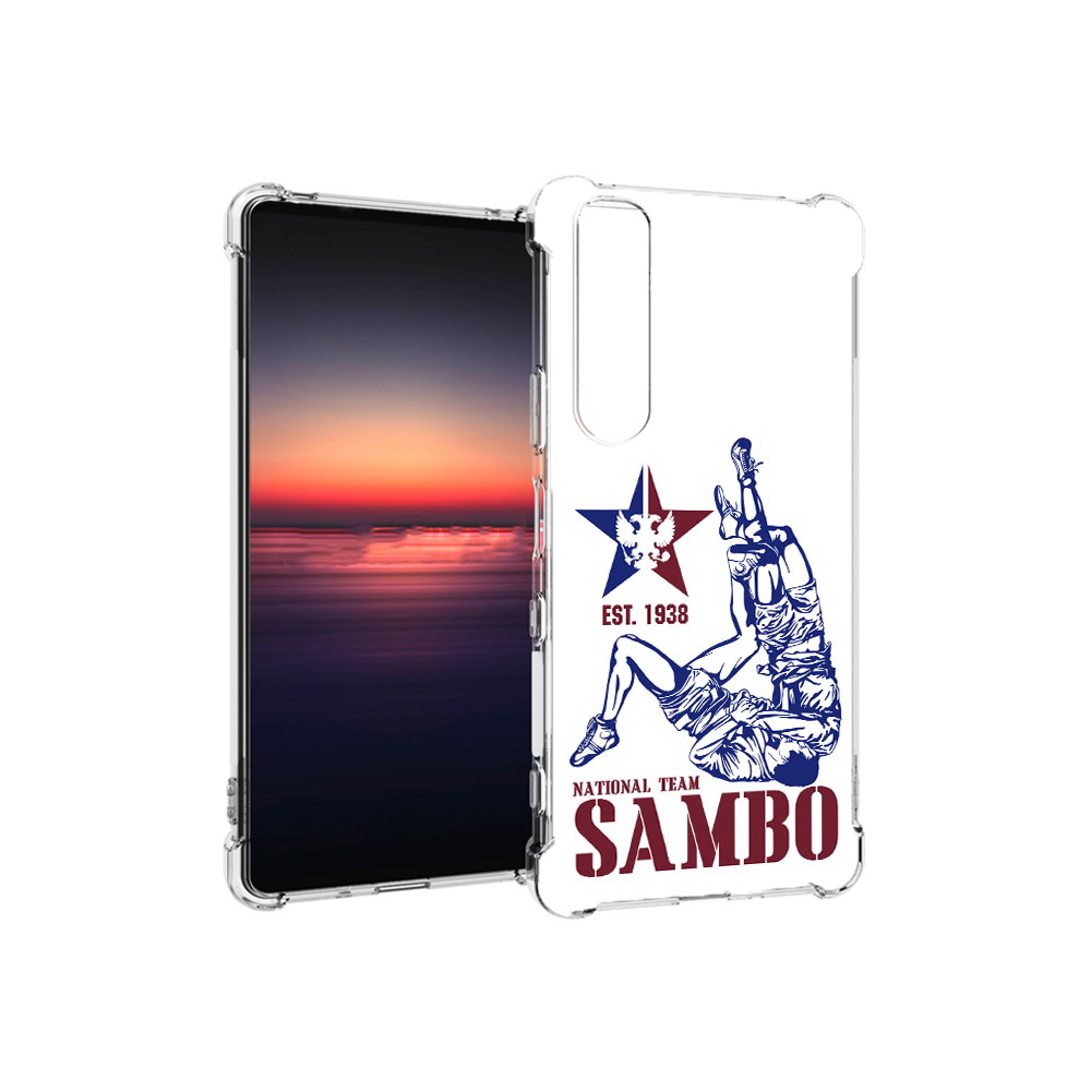 

Чехол MyPads Tocco для Sony Xperia 1 III единоборства самбо (PT162368.229.344), Прозрачный, Tocco