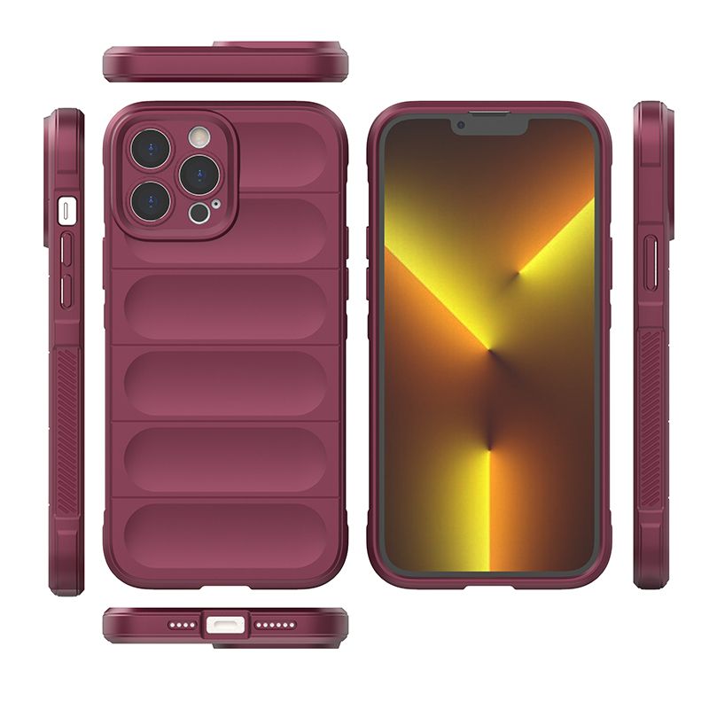 

Чехол Flexible Case для iPhone 13 Pro бордовый, Красный