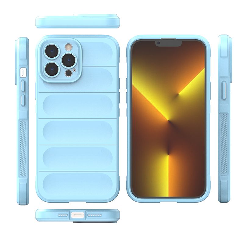

Чехол Flexible Case для iPhone 13 Pro голубой