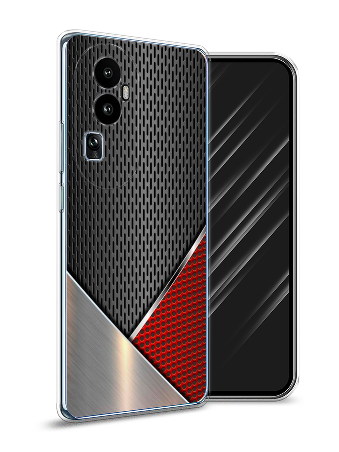 

Чехол Awog на Oppo Reno 10 "Стальной металл", Черный;красный;серебристый, 2514550-3