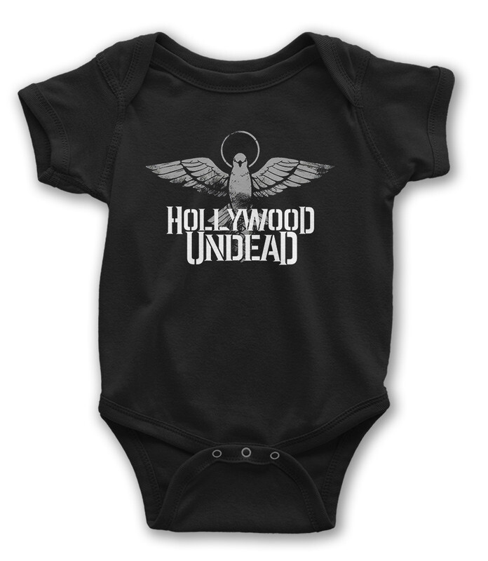 Купить Боди детское WILD CHILD Hollywood Undead / Рок 143 Цв. черный р. 80,