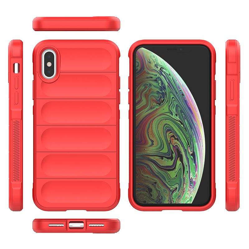 

Чехол Flexible Case для iPhone X , XS красный