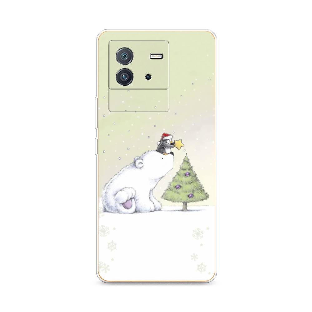 

Чехол на Vivo iQOO Neo6 "Украшение елки", Белый;бежевый, 266850-5