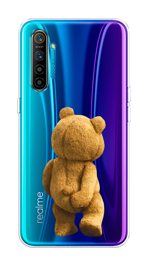 

Чехол на Realme XT "Медвежья спина", Коричневый;прозрачный, 251450-1