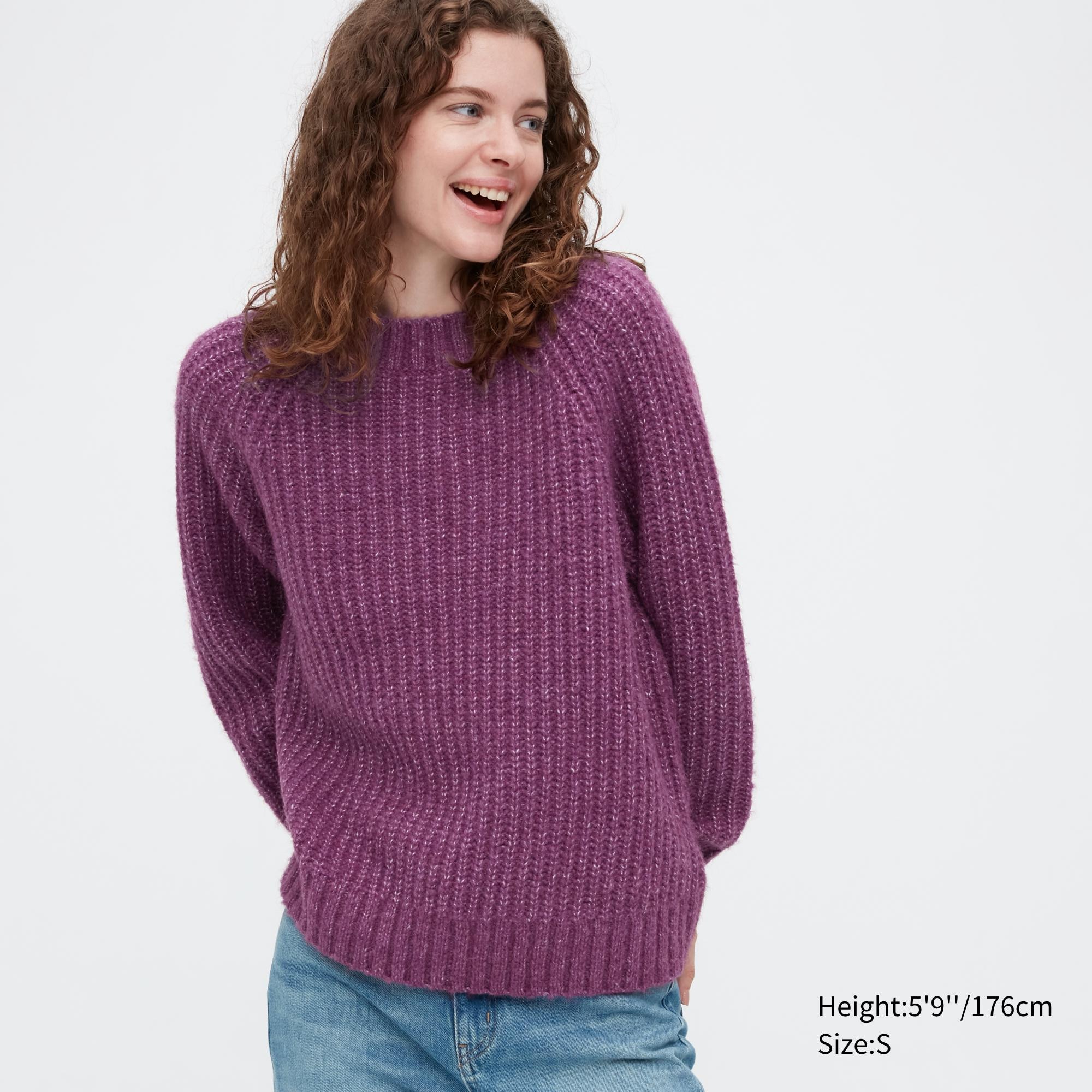 

Джемпер женский UNIQLO 452965COL73 фиолетовый S (доставка из-за рубежа), 452965COL73