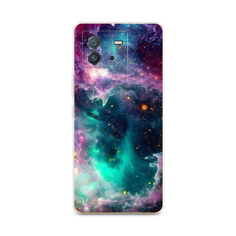 

Чехол на Vivo iQOO Neo6 "Звездные облака", Розовый;бежевый, 266850-2