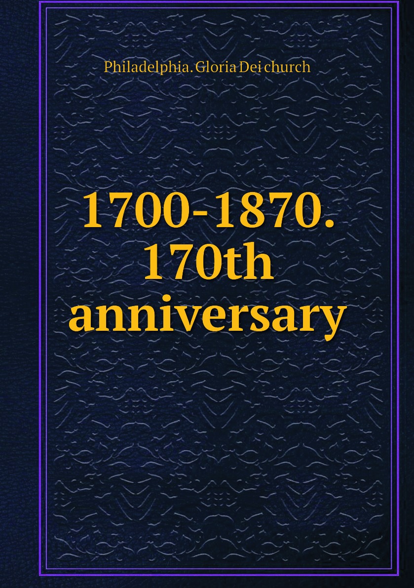 

1700-1870. 170th anniversary