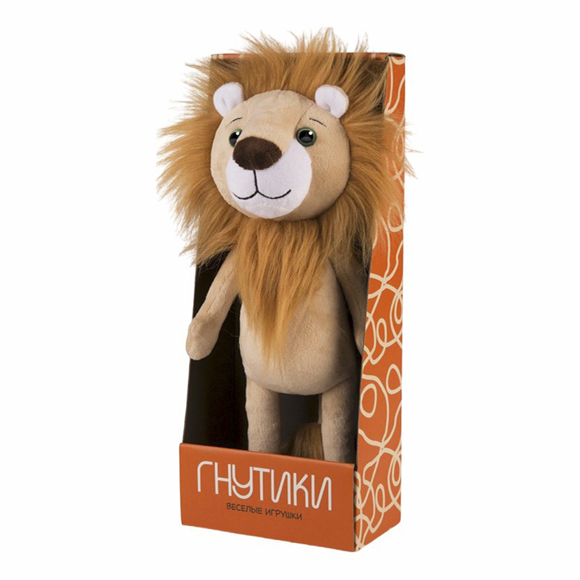 

Мягкая игрушка Гнутики Львенок Лучик MaxiToys 22 см, Коричневый, Гнутики 22 см