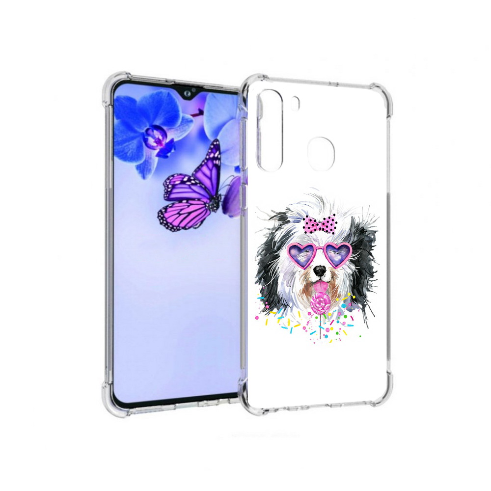 

Чехол MyPads Tocco для Samsung Galaxy A21 пушистик (PT226904.547.559), Прозрачный, Tocco