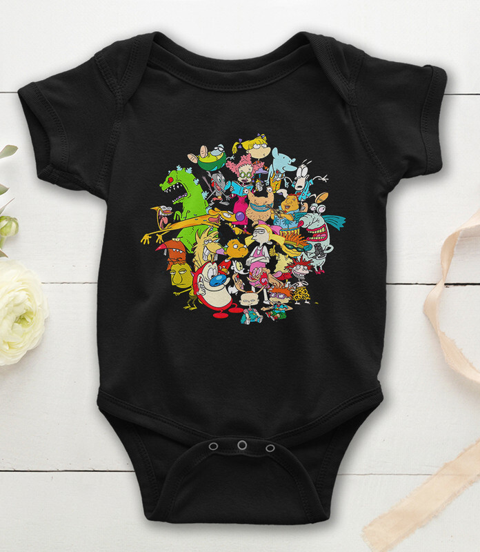 

Боди детское WILD CHILD Любимые мультфильмы 90-х, цв.черный р.80, Любимые мультфильмы 90-х